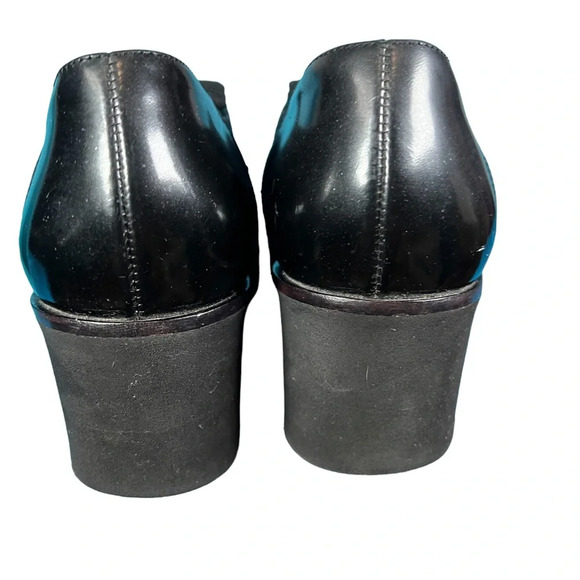 90’s Paul Green Nylon and Patent Black Slip-on Elastic Wedge - Picture 9 of 9